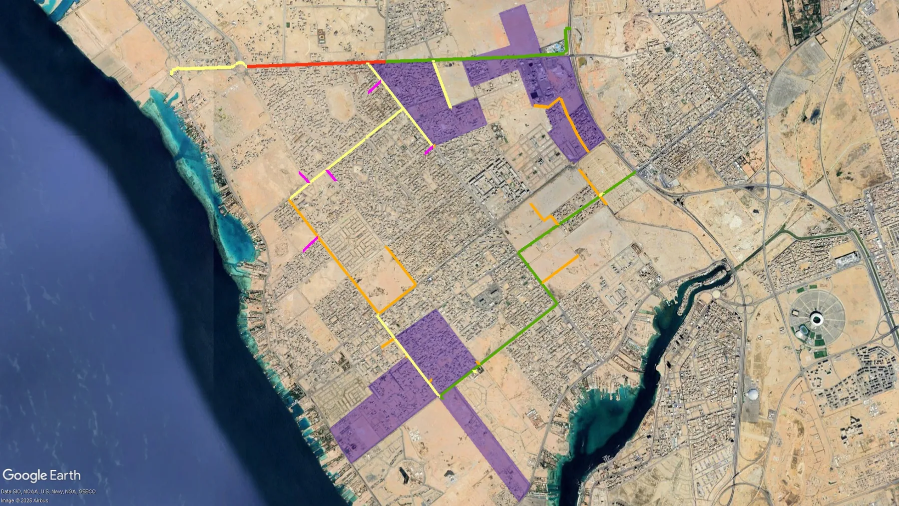 تنفيذ خطوط مياه بقطر 300 مم فأكثر للمناطق الشمالية من خليج أبحر – F1015